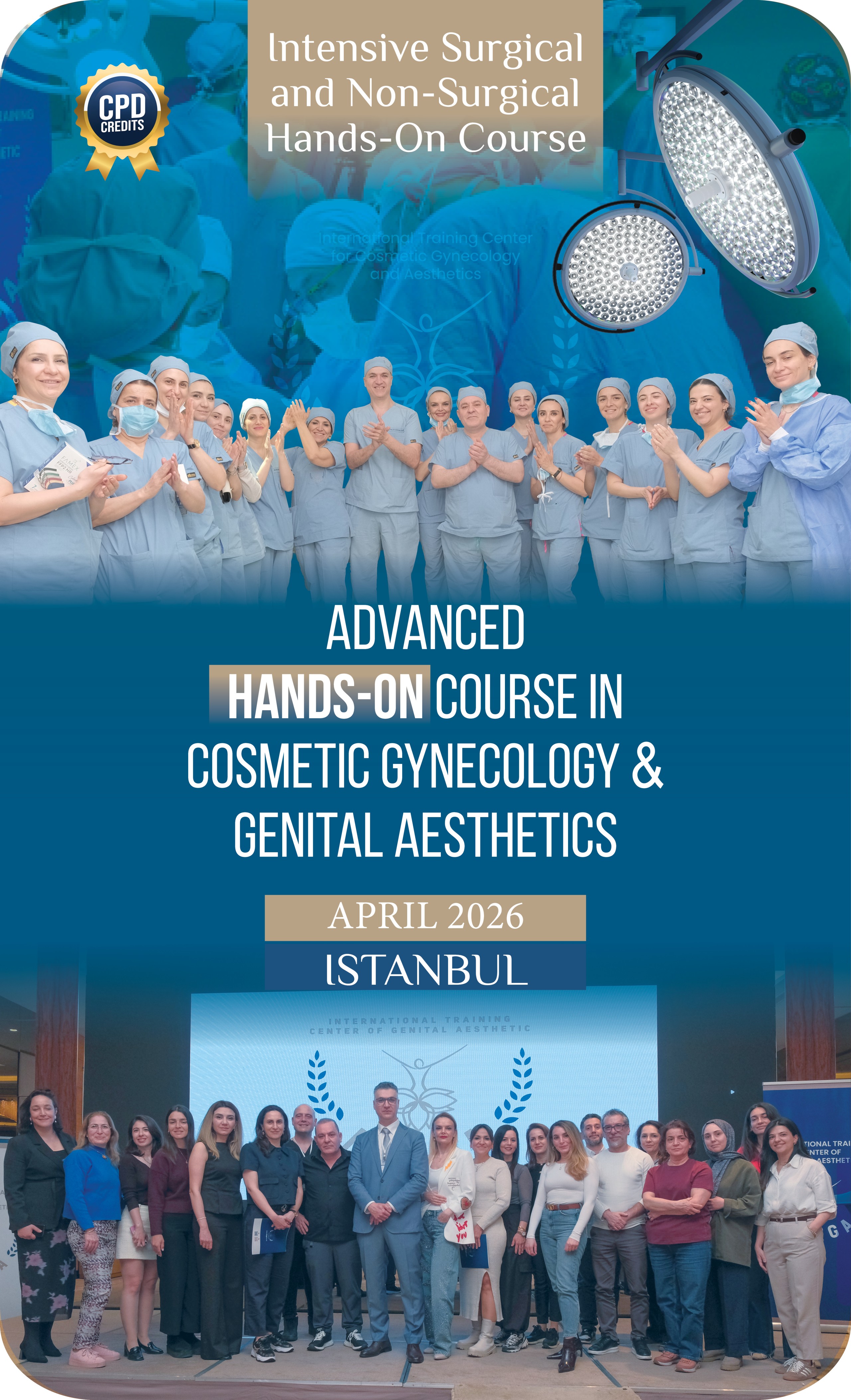 Advanced Hands-on Course in Cosmetic Gynecology & Genital Aesthetics April 2026 İstanbul