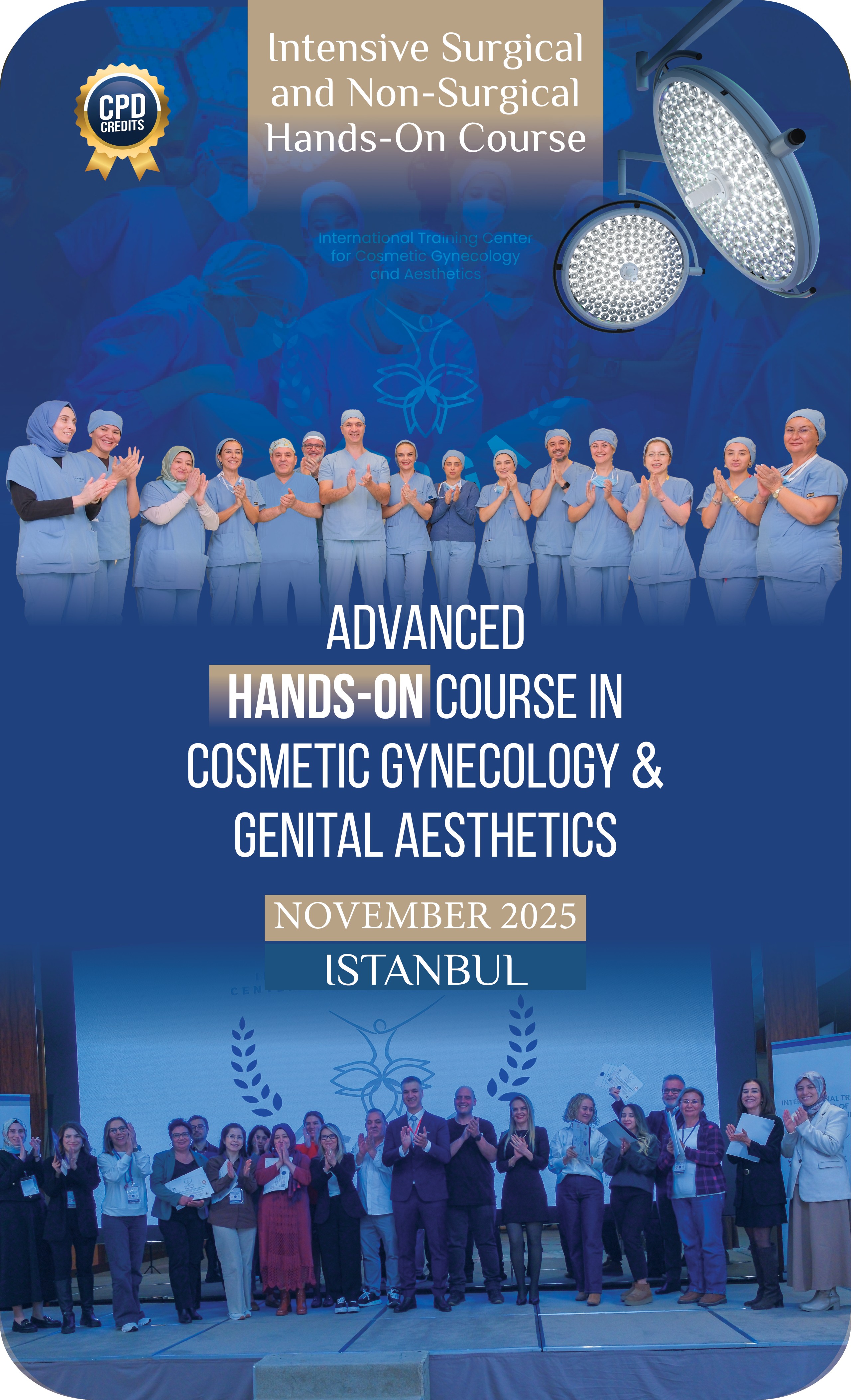 Advanced Hands-on Course in Cosmetic Gynecology & Genital Aesthetics November 2025 İstanbul
