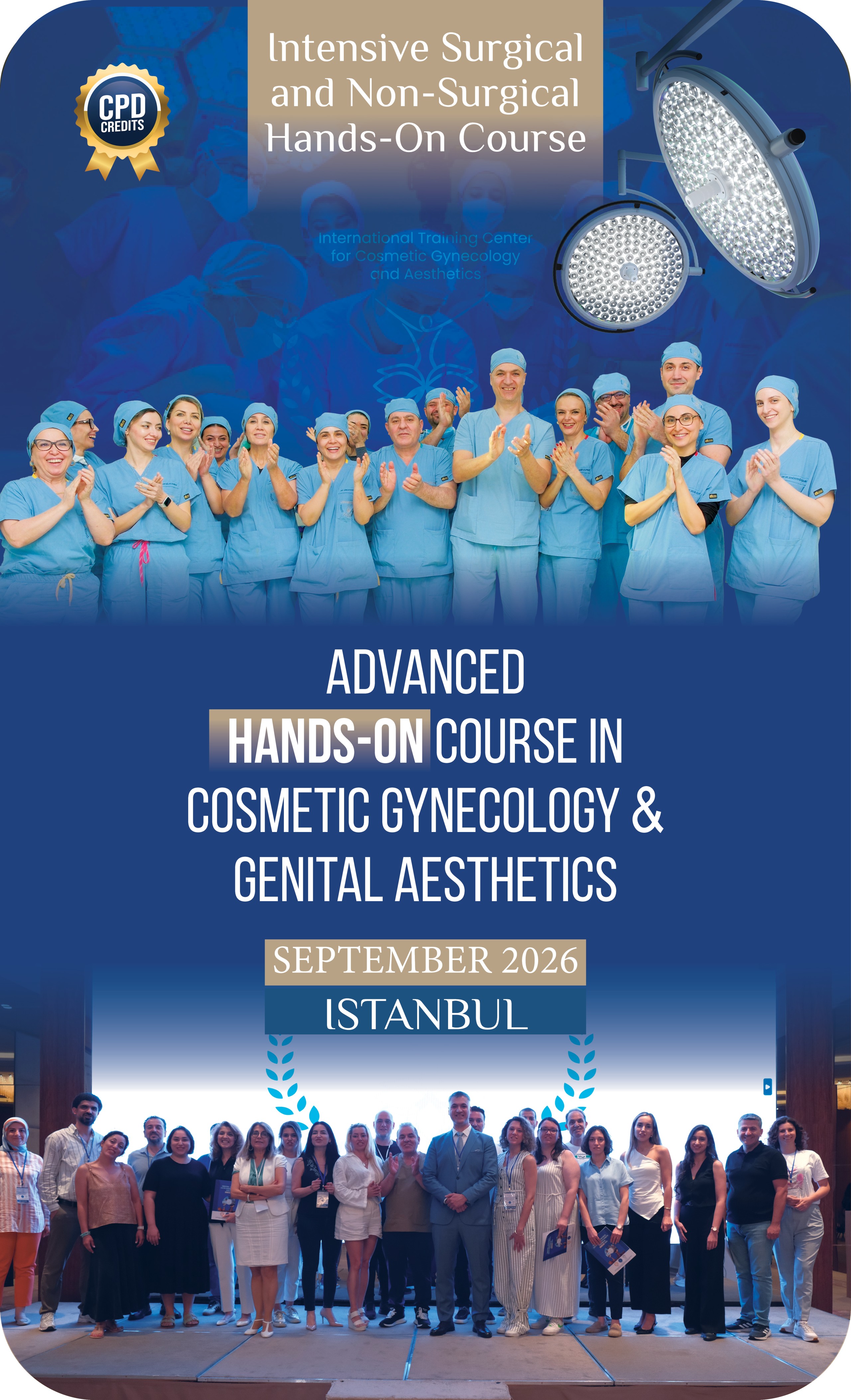 Advanced Hands-on Course in Cosmetic Gynecology & Genital Aesthetics September 2026 İstanbul