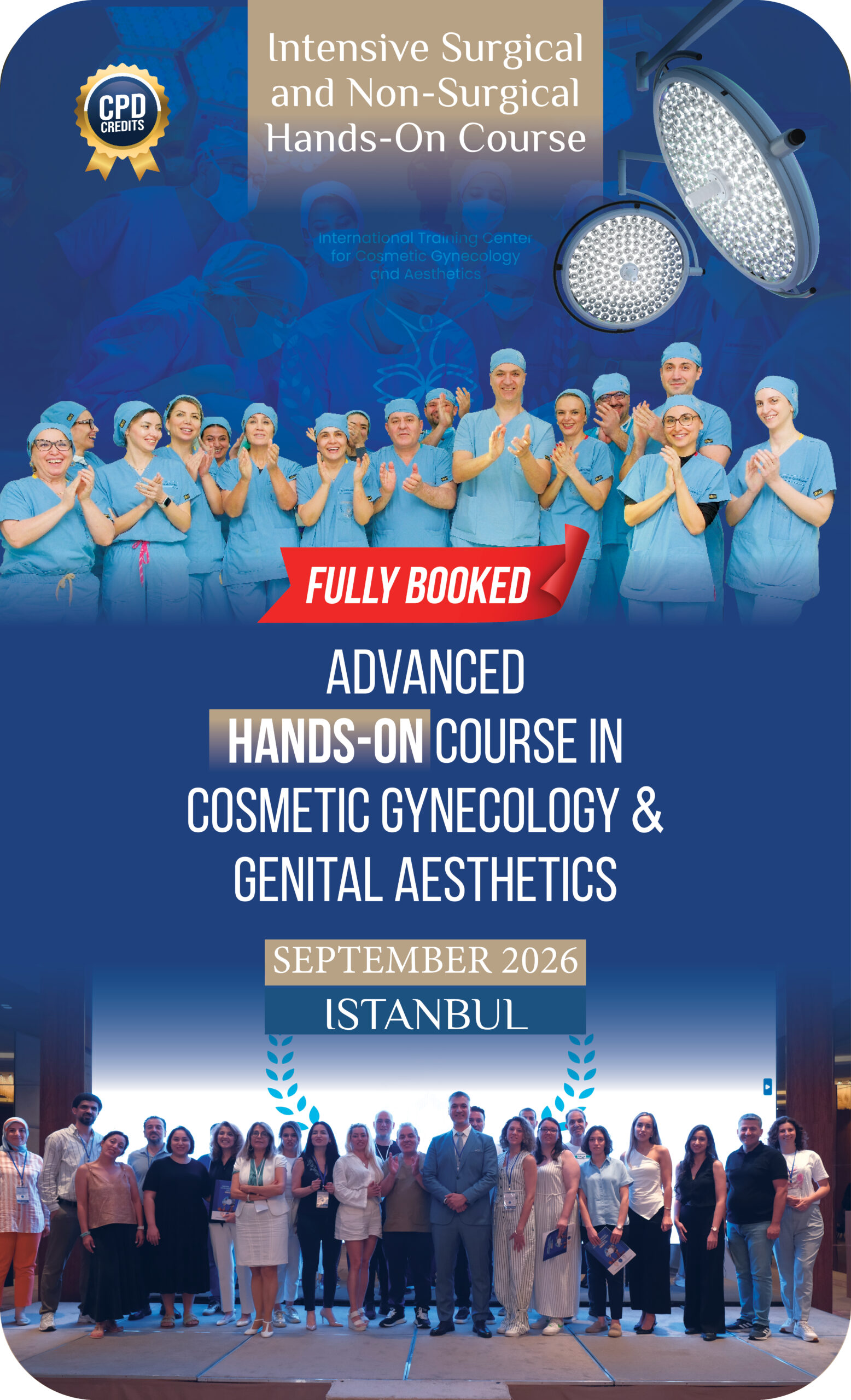 Advanced Hands-On Course in Cosmetic Gynecology & Genital Aesthetics April 2027 İstanbul