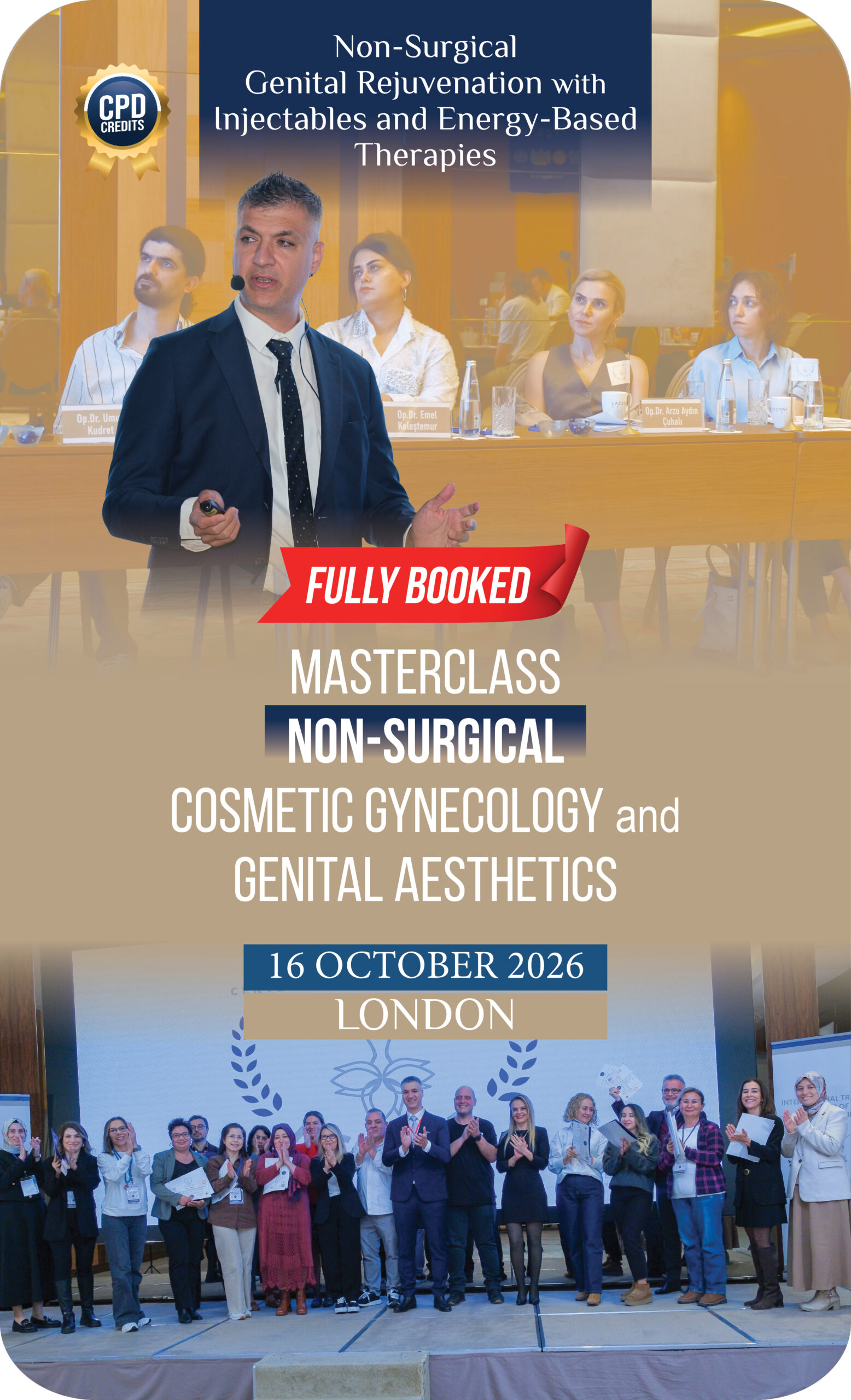 Masterclass in Non-Surgical Genital Aesthetics & Regenerative Gynecology 16 October 2026 London