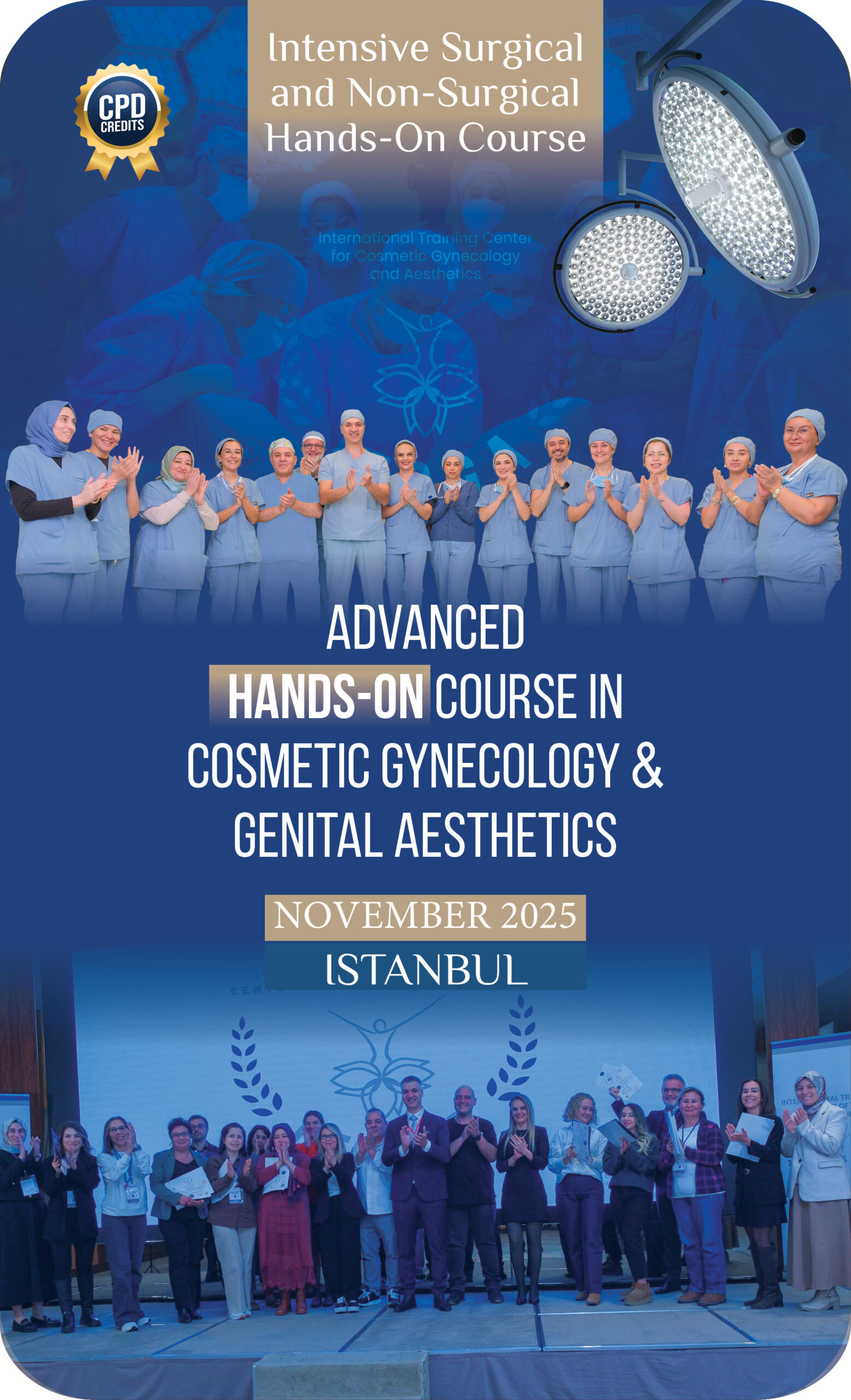 Advanced Hands-On Course in Cosmetic Gynecology & Genital Aesthetics — November 2025, Istanbul