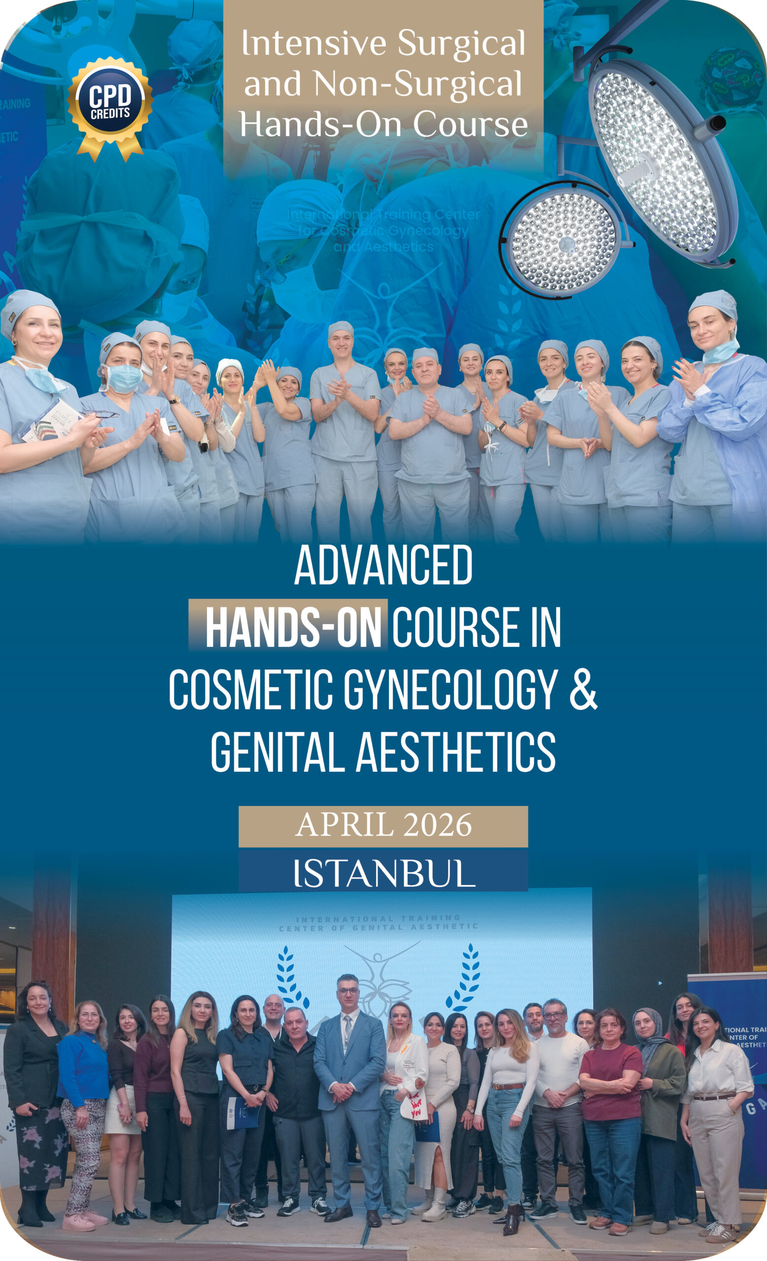 Advanced Hands-On Course in Cosmetic Gynecology & Genital Aesthetics — April 2026, Istanbul